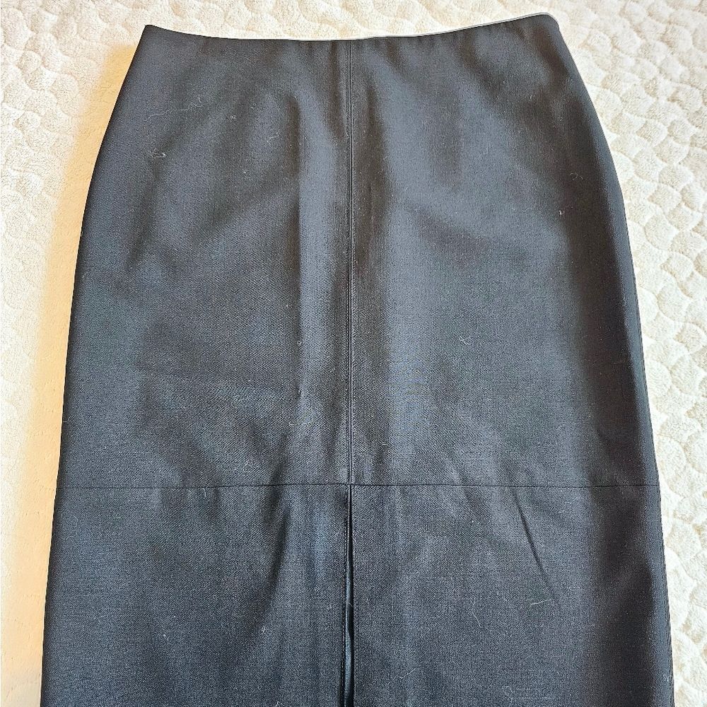 Club Monaco black business casual skirt 6 office wool blend